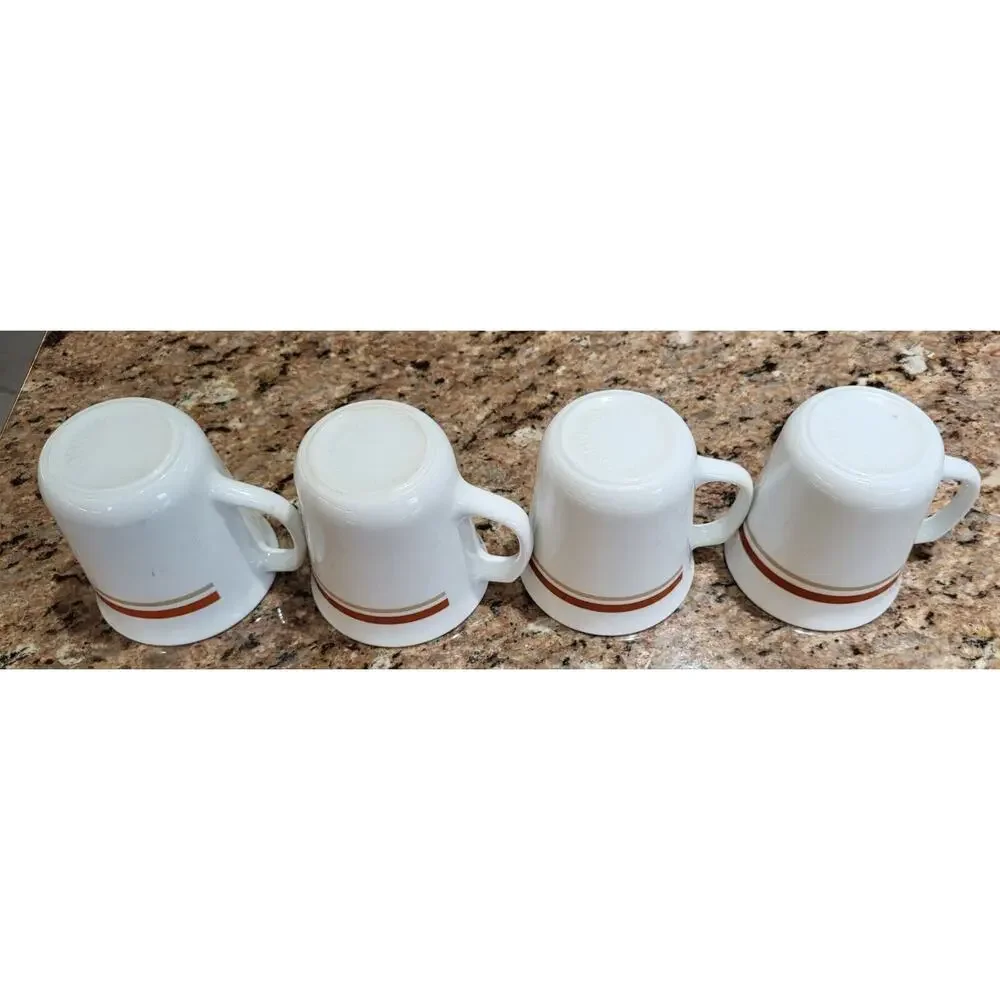 Corelle by Corning Cinnamon Or Chestnut Pattern (Set of 4) Mugs